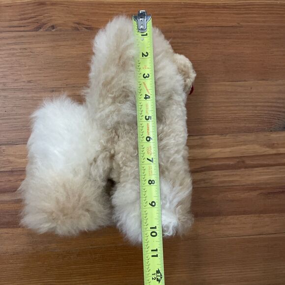 100% Alpaca Poodle Dog Stuffed Animal Peru Plush - Picture 6 of 13